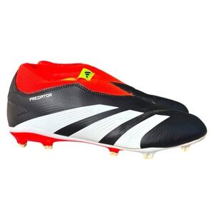 Adidas Black and White Athletic Soccer Shoes